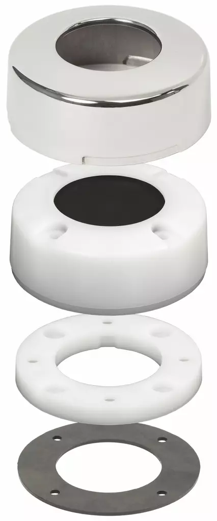 Blue Sea Systems CableClam 1.385 in Stainless Steel Cover - Kaapeliläpiviennit - 1003100-BSS - 1