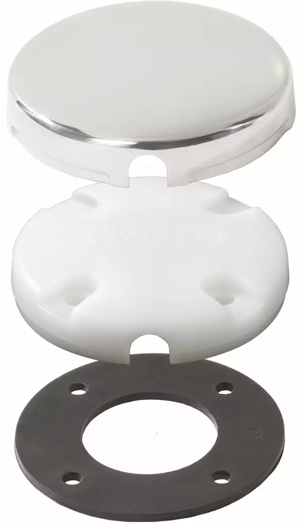 Blue Sea Systems CableClam Side Entry Stainless Steel Cover PreDrilled - Kaapeliläpiviennit - 1007100-BSS - 1