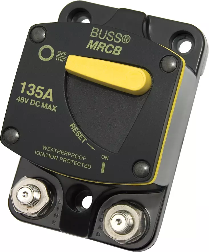 Blue Sea Systems Circuit Breaker 187 Surface Mount 135A (Bulk) - Automaattisulakkeet - 7147B-BSS - 1