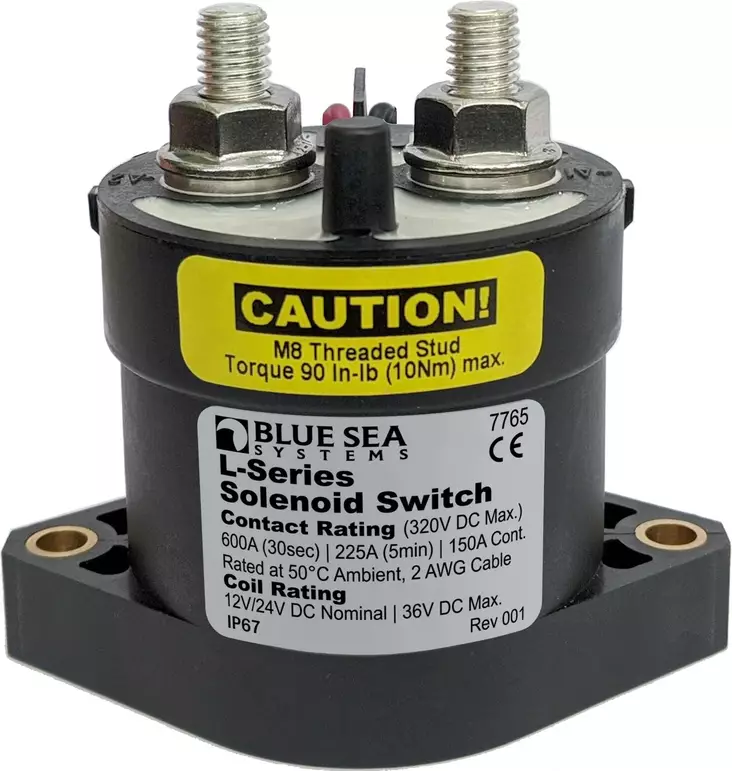 Blue Sea Systems Solenoid L 150A 12/24V - Sähköiset pääkytkimet - 7765-BSS - 1