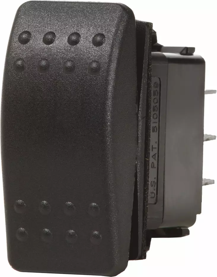 Blue Sea Systems Switch Contura2 SPDT (On)-Off-(On) Black - Keinukytkimet - 7933-BSS - 1