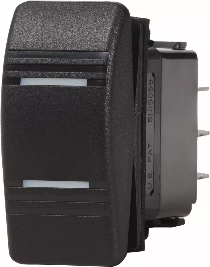 Blue Sea Systems Switch Contura DPDT On-Off-On Black - Keinukytkimet - 8286-BSS - 1