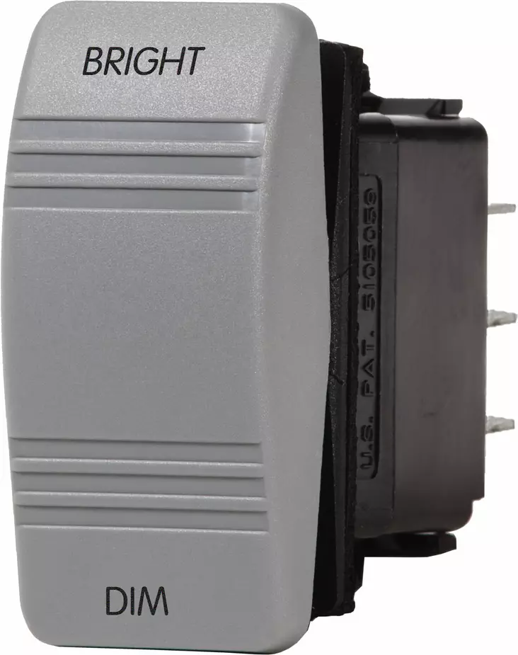 Blue Sea Systems Switch Contura SPDT(On)-Off-(On)DIM - Keinukytkimet - 8216-BSS - 1