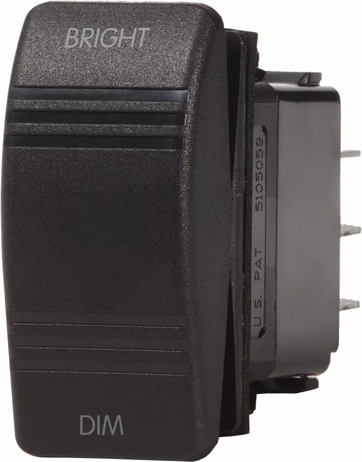 Blue Sea Systems Switch Contura SPDT(On)-Off-(On) Dimmer Black - Keinukytkimet - 8291-BSS - 1