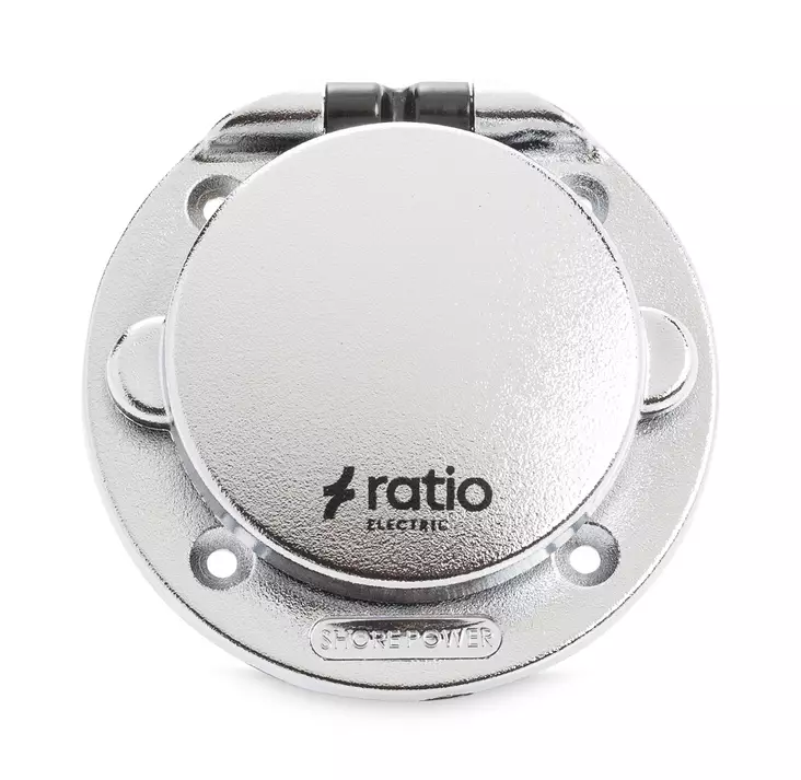 MP16 Schuko Outlet Socket Polyamid Chrom - Maasähköliitännät - MP16-230-KX - 1