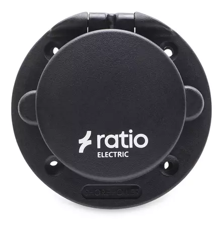 ECO-pistorasia 230VAC/16A, musta - Maasähköliitännät - MP16-10-KZ - 1