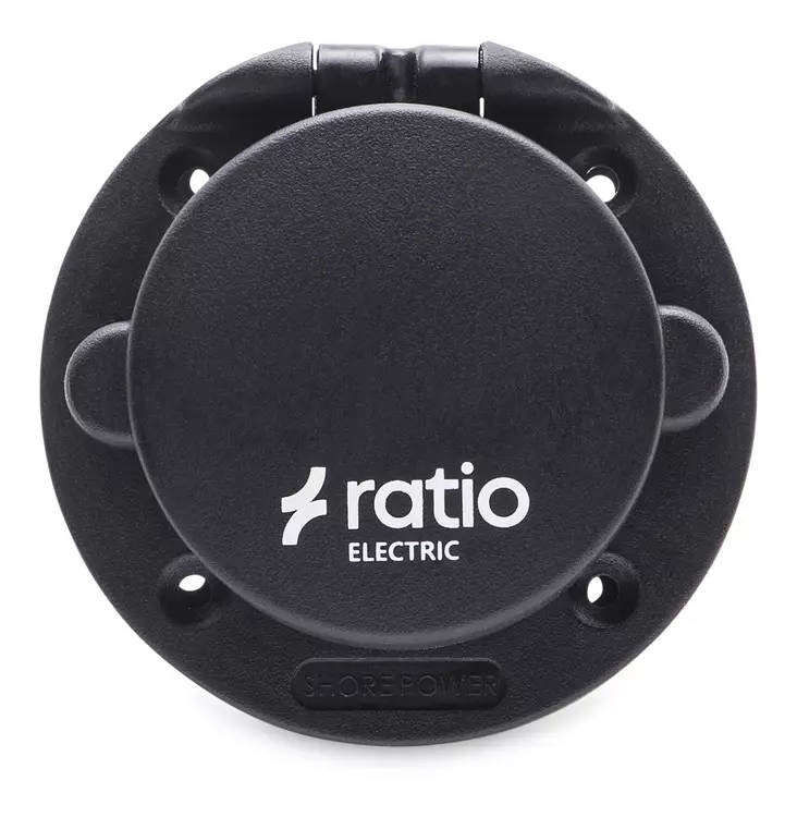 ECO-pistorasia 230VAC/16A, musta - Maasähköliitännät - MP16-10-KZ - 1